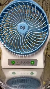 QUẠT SẠC SIÊU MÁT USB DP7605 - 3 TỐC ĐỘ GIÓ - ĐÈN LED