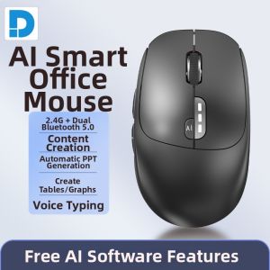 DIANLUOBO | AI Intelligent Voice Mouse Office Translation Speech-to-Text 2 Mode Wireless