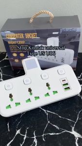 Stop Kontak Colokan Listrik 3Ways Smart Power Strip Socket & Port USB TRAVEL BESTSELLER NexXio