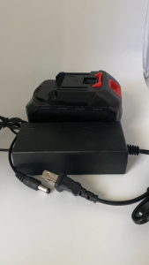 XINYIHANG 21V Universal Power Adapter US Plug 100-240V Wide Input Fast Lithium Battery Charger 5.5mm DC Tip Auto Stop Overcharge Protection with Red Green LED Indicator for Cordless Drill Grass Trimmer Power Tools 12 Months Warranty
