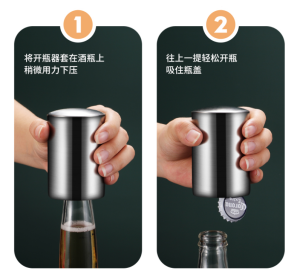 Orange Bomb White Bear Beer Glass Nordic Style Pure Color Glass Beer Cup with Bottle Opener Easy to Clean Small Capacity