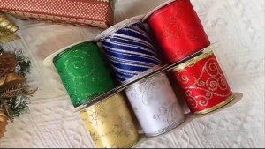 BINLU 5X270cm Wired Christmas Ribbon Christmas Decor Christmas Ribbons Roll Merry Christmas Ribbon For Gift Box Xmas Ribbon Christmas Tree Ribbon & Bows Decoration Christmas Bow Ribbon Christmas Bowties For Xmas Tree Decor Xmass Decoration Sale