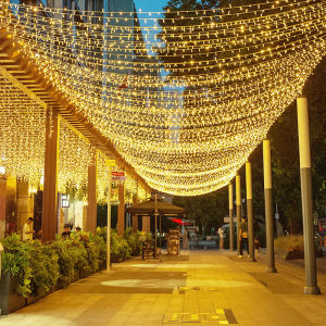 220V EU Plug 20M/10M Outdoor Christmas LED String Light Garlands Decoraction Fairy Lamp For Home Wedding Party Holiday Lights