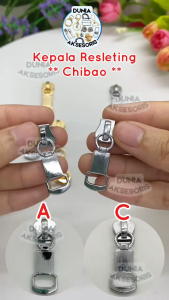 Accesoris Tas Kepala Resleting CHIBAO BESI Qualitas A + B (Zipper puller - Sleting) - IMPORT