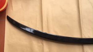 Đuôi gió xe ô tô Mazda 3 2015-2019 Cacbon cánh lướt gió lắp sau liền cốp trang trí bảo vệ xe hơi