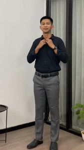 KSW Celana Kantor Bahan Wool Premium Slimfit