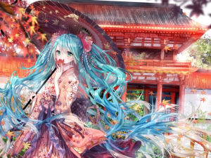 500/1000/1200/2000PCS Puzzles Hatsune Miku Jigsaw Puzzles DIY Modern Home Decor Gift Holiday Gift Family Fun Puzzles