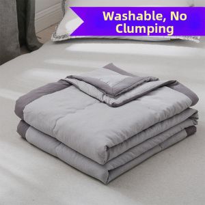 Washable Cotton Summer Air Conditioner Quilt Thin Double Personable Machine Washable Student Dormitory Summer Quilt Core