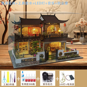 TaoLeTou DIY Handmade House Assembly Model Building Wooden Female Creative Birthday Gift Small Cottage Puzzle Construction