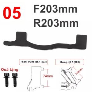 Bộ Chuyển Đổi Phanh Đĩa Xe Đạp MEROCA Giá Đỡ Caliper MTB Cho Rotor 160/180/203mm - Phụ Kiện Xe Đạp Leo Núi