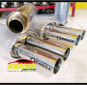 KNALPOT MODEL OMEGA SEBRING 2 CORONGSANGAT COCOK BUAT MOBIL SEDANMINIBUS