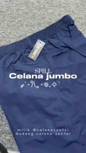 celana pendek santai running gym jogging pria bahan parasut