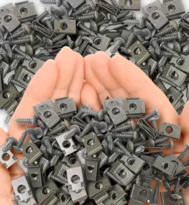 (10/20/50/100set)Motorcycle Body Screw Flower Body Bolt With Clip Flairings Screw Nut Genuine Part