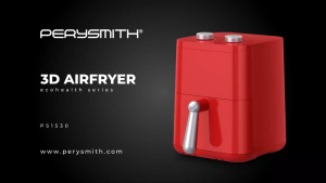 PerySmith EcoHealth II 4.8L 3D Air Fryer with Steam Roast Tech Safe Touch Overheat Protection PS1530 II