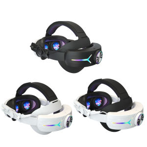 อะไหล่สาย RGB VR ลดแรงดันปรับได้ชาร์จไฟใหม่ได้ด้วยแบตเตอรี่8000MAh สำหรับอุปกรณ์เสริม Meta Quest 3