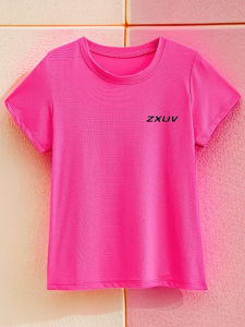 Áo Tập Thể Dục Mỏng Tay Ngắn Nhanh Khô Cho Nữ Áo Tập Thể Dục Thể Thao Mùa Hè Mới 2025 Áo Tập Thể Dục Sảnh Đường