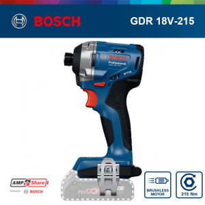 Bosch | Bosch GDR 18V-215 Cordless Brushless Impact Driver Heavy Duty High Torque Electric Screwdriver Professional Electric Tools