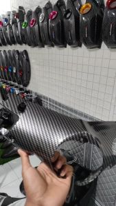 Cover Stang Bawah Nmax Old Carbon Glossy