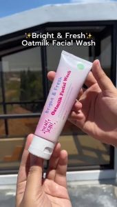 ( SBS ) Bright and Fresh Oatmilk Facial Wash / gentle facial wash / sabun pembersih wajah Oh My Skin ! Clean Wash Face Ohmyskin Original