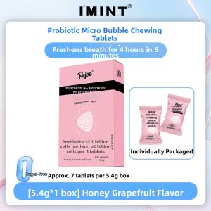 IMINT | Sugar Free Breath Freshening Mint Candy with Probiotic Microbubbles