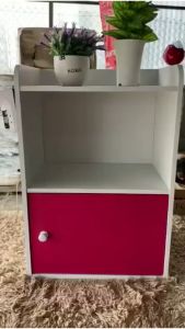 (PERABOT ANN) COLOUR BOX / BOOKSHELF / STORAGE CABINET / 2 SHELF CABINET