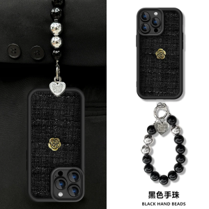 Fall and Winter Classic Style Knitting Quilted Fabric Camellia for Apple 16promax Phone Case Huawei Mate60pro New Arrival Opporeno12 Classy Vivos19 Female Xiaomi 15 Glory