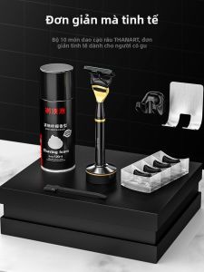 Máy Cạo Râu Cổ Điển 5+1 Lưỡi Cho Nam SMITH CHU GIFT BOX Lưỡi Cạo Râu Cho Bạn Trai Đồ Dùng Vệ Sinh Cá Nhân
