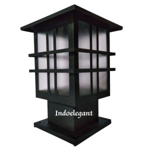 lampu.pilar motif siku lampu pagar lampu penerang halaman