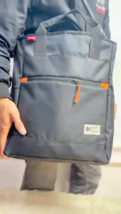 EXCERT - SESKO Tas Tote Bag Resleting Pria Wanita Totebag Sekolah Laptop