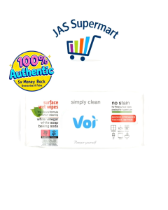 Voi Surface Cleaner Wet Wipes 100 Sheets | Made in Korea | Disinfecting Cleaning Wipes for Home & Surface
