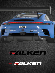 Falken Car Body Modification Decal Sticker Sponsorship Bumper Wrap Decoration Racing Car Side Body Decal Custom Size