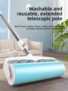 CHUSHE | Washable Adjustable Long-Handle Dust Removal Roller