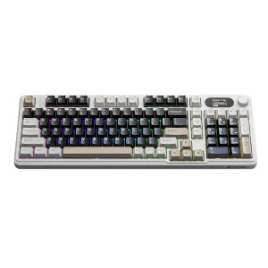 ATTACK SHARK | Attack Shark X98Pro Tri-Mode Mechanical Keyboard|RGB|Full Hot-Swap|TFT Color Screen CNC Metal Knob|98 Keys Gasket Structure