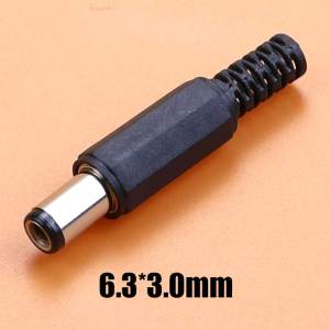 2/5/10pcs DC 4.0/4.8*1.7 5.5*2.1/2.5 Power Jack Connector Solder Type DC Barrel Male Plug For CCTV Camera Laptop Power Adapter
