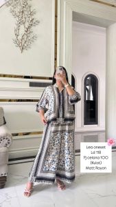 SET SKY //ONESET LEA BY ANNISA RAYON PREMIUM//SETELAN KULOT JUMBO//SET DAILY KEKINIAN