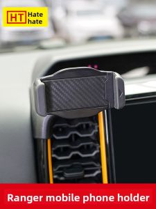 HATE | Tay Đỡ Điện Thoại Cho Bảng Điều Khiển Ford Ranger T9 Gắn Ống Khí