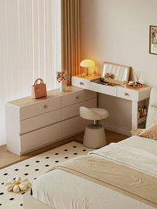 HETU | Space-saving Flip-top Makeup Desk with Mirror