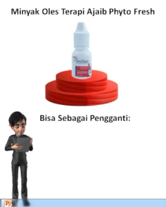 Phyto Fresh Minyak Oles Terapi Utk Anak & Dewasa - Minyak Aromaterapi 100% Alami 1 Box Isi 10 Botol