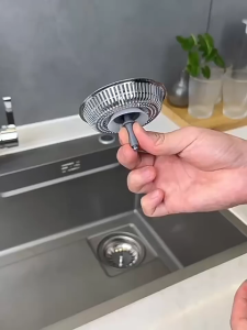 Lưới lọc bồn rửa chén bằng thép không gỉ 304 chống tắc nghẽn đa năng ngăn mùi Lưới lọc bồn rửa chén chất lượng cao lõi nảy