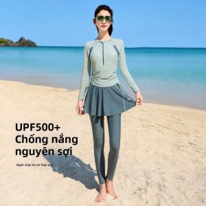 XTEP | Bộ Đồ Bơi Dài Tay và Quần Bảo Duyệt Hình Thức Cơ Thể