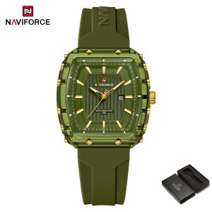 NAVIFORCE Original Womens Quartz Calendar Watch Simple Dial Luminous women watch 50m Waterproof Brand New Casual Fashion Watches NF7124