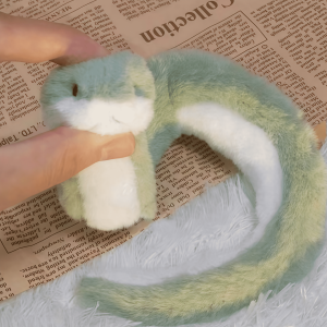 2025 Year of The Snake Plush Toy New Creative Mascot Doll A plush Snake Toy with Freely Concave and Convex Shapes Birthday Gifts