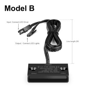 DC12-24V Door Switch IR Proximity Double Sensor Switch Door Open/Close ON LED Light Switch For Closet Cabinet Wardrobe Control