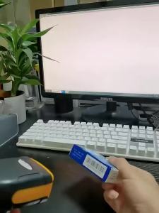 Máy Quét Mã Vạch Có Dây Cầm Tay 1D 2D Đọc Mã QR PDF417 Cho Siêu Thị Độ Phân Giải Quang Học CMOS 600*600 Giao Diện USB