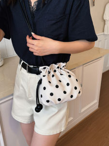 TANGKOU | Korean Dotted Crossbody Canvas Bag