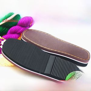 รองเท้าแตะถักมือพื้นนุ่มกันลื่นพื้นยางรองเท้าแตะแบบสวมพื้นแบนสำหรับใส่ในบ้านสำหรับผู้ใหญ่ในฤดูหนาว