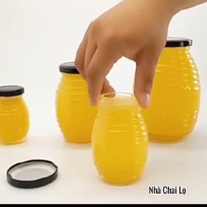 (SỈ 10 CÁI) Hủ Thuỷ Tinh Hình Con Ong 100ML 200Ml(250Gr) 350Ml(500Gr) 730ML (1000Gr).Hũ Lọ Thũy Tinh Đựng Mật Ong