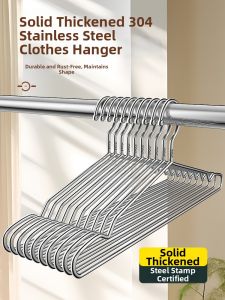 JXinJie | Solid Durable 304 Stainless Steel Clothes Hanger