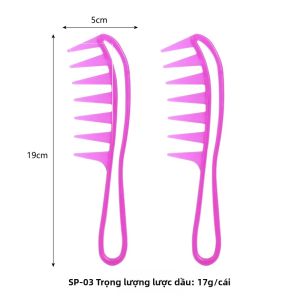 Lược Chải Tóc Răng Rộng Dành Cho Nam Giới - Dụng Cụ Tạo Kiểu Tóc Tại Tiệm Cắt Tóc