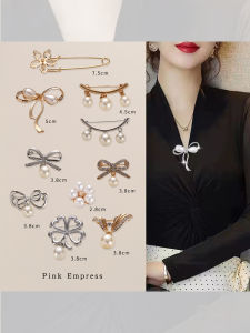 ทันสมัย ผู้หญิง ปกเสื้อ เข็มกลัดหมุดดอกไม้หน้าอกระดับไฮเอนด์ เดรส ยึดอุปกรณ์เสริมปุ่มเล็กคลิปป้องกันแสง